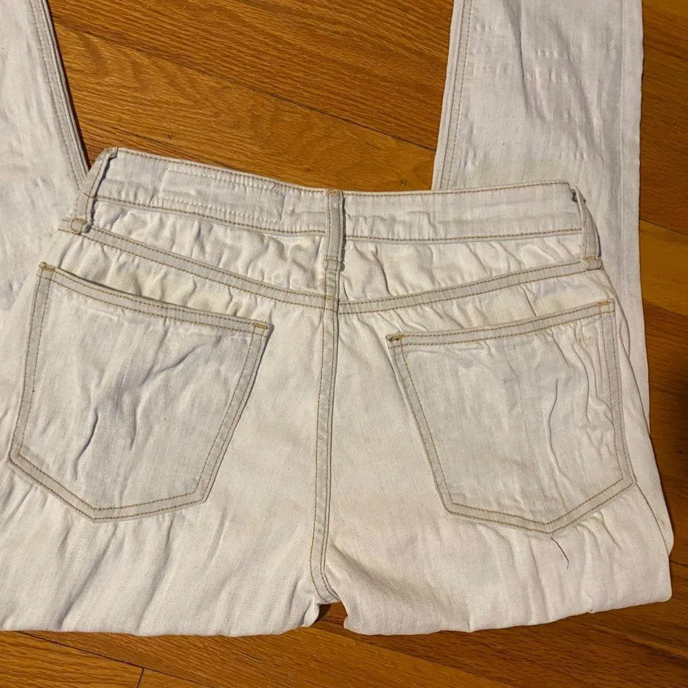 Rag & Bone Cate Mid Rise Ankle Skinny Primrose Whitewash - 25 - Image 12