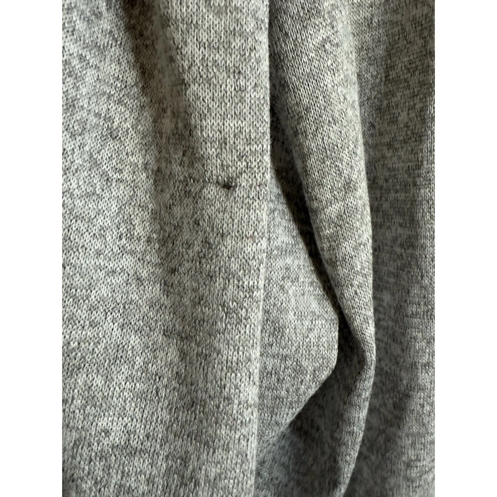 One World Womens‎ Top XL Gray Beaded Bling Candy Canes Bow Holiday Blouse - Image 6