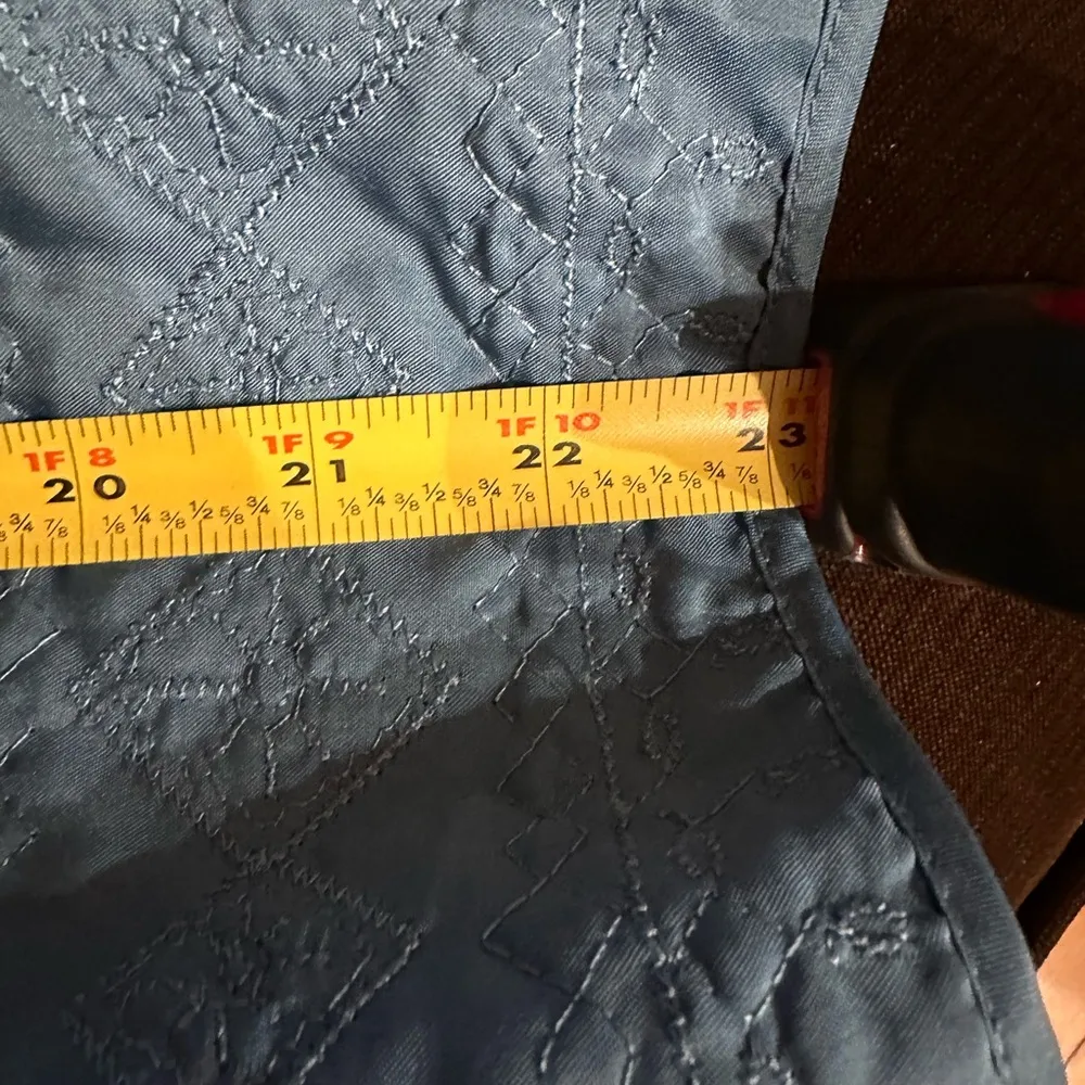 Alfred Dunner Light Blue No Button Jacket. Blue Detailed Thread Sz 14. L… - Image 10