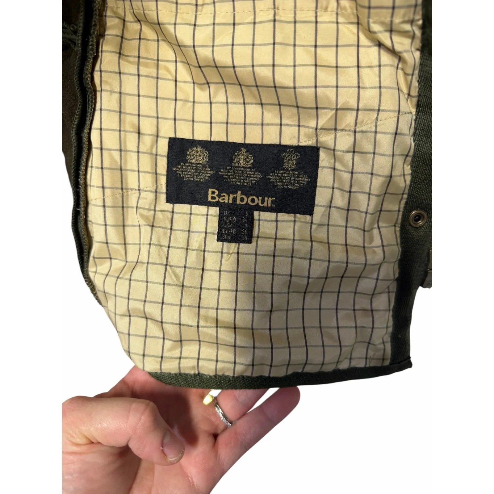 Barbour Cavalry Polarquilt Gilet Olive - Image 9