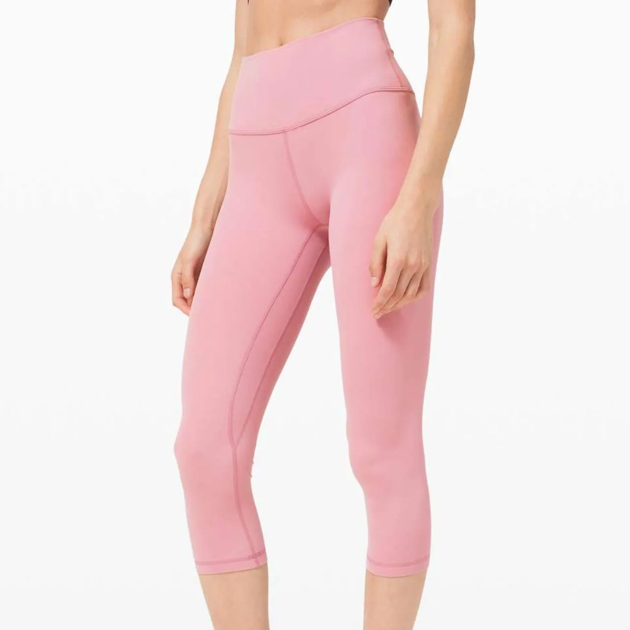 lululemon Align Leggings High-Rise Crop 21" Pink  - Image 2