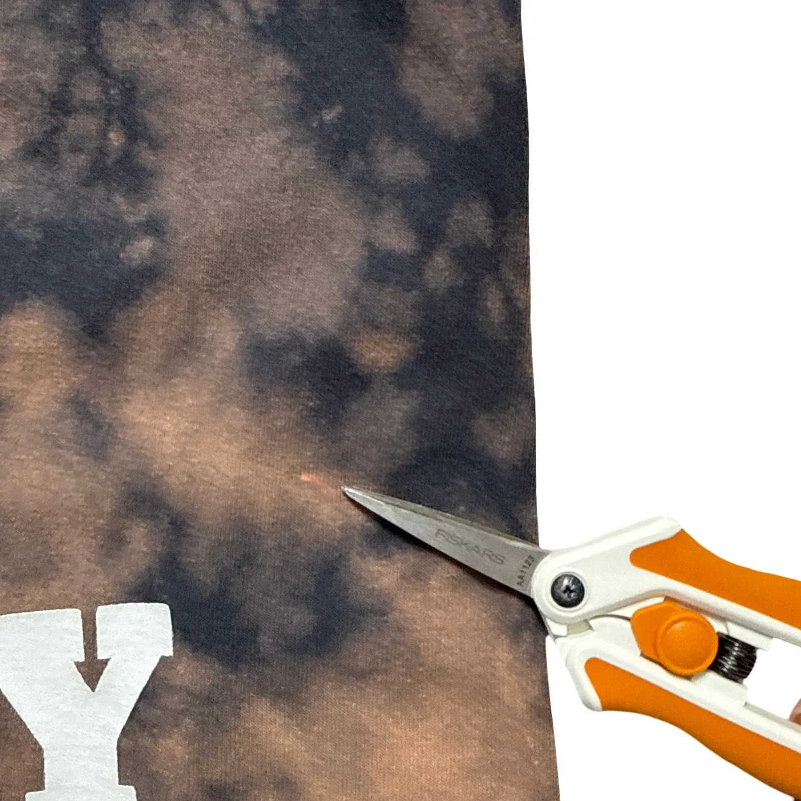 Playboy Brown Tie Dye Graphic T Shirt Bunny Logo Womens Size Small - Image 3