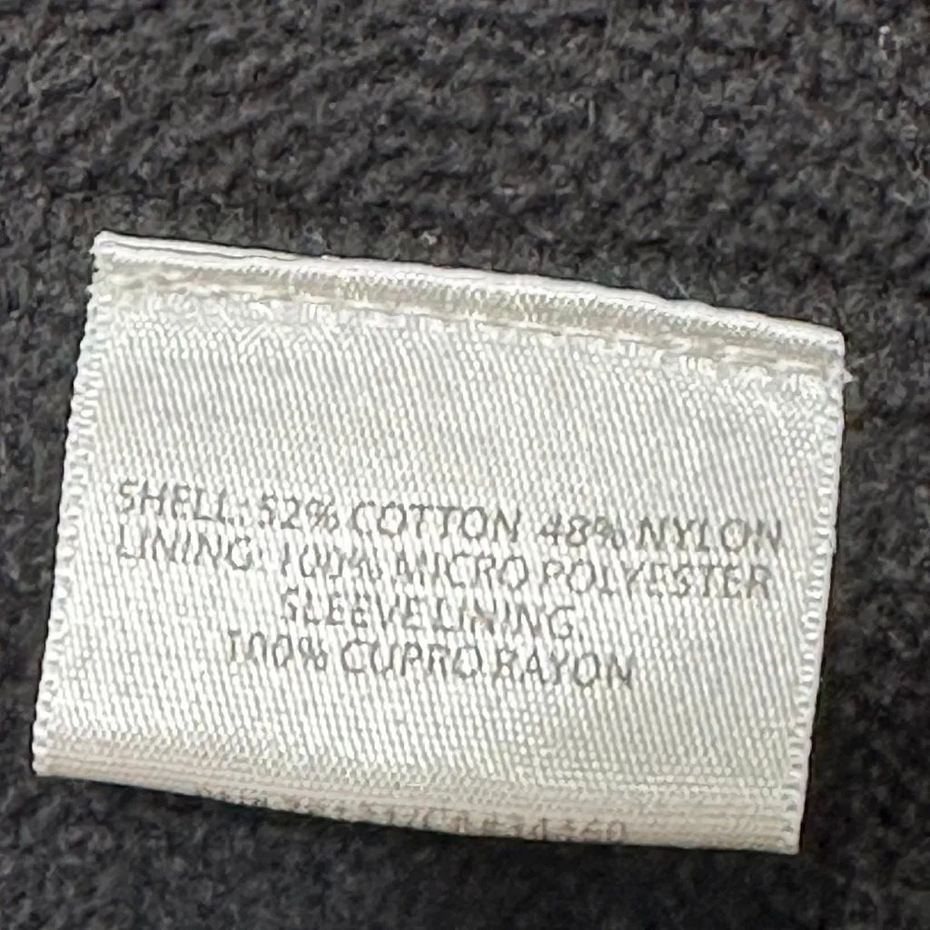 Eileen Fisher Soft Shell‎ Wide Collar Snap Front Jacket Nylon Fleece Lined XS - Image 7