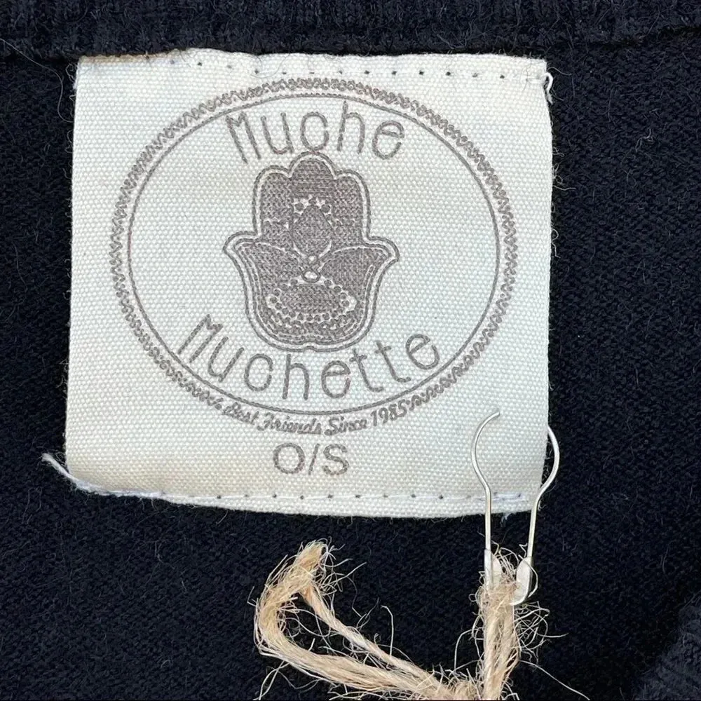 Muche Muchette Jessie Sweater Dress os Black Size 8 - Image 4