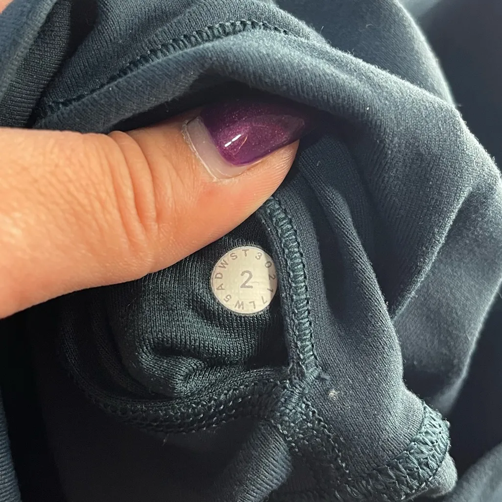 Lululemon Wunder Under Pant  Hi Rise Tech Mesh Submarine size 2 - Image 5