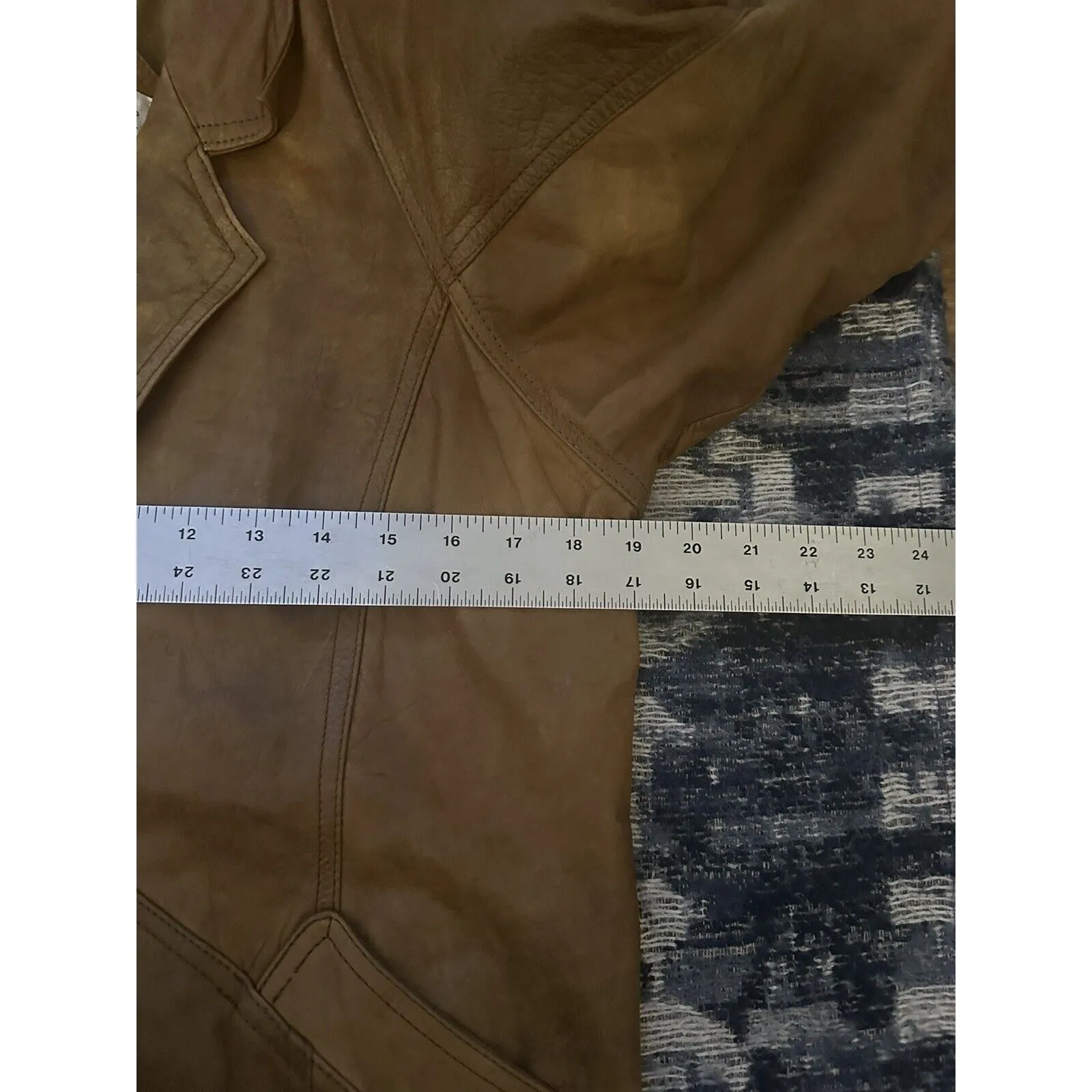 Women's Leather Trench Coat Laurice Vintage 80 - Image 9