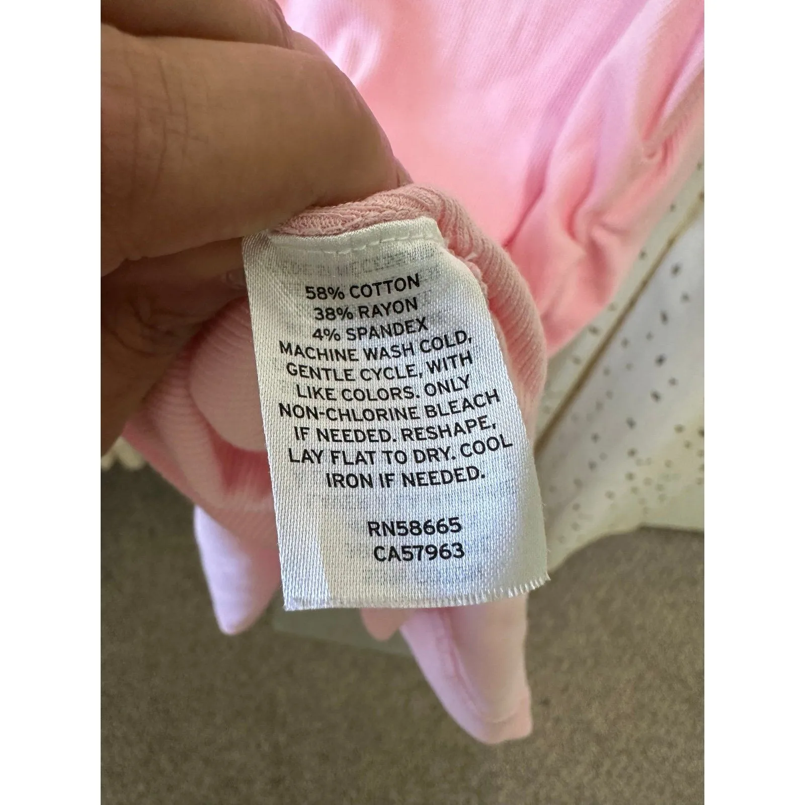 NWT Melrose And Market Pink Almond Side Ruched Knit Tank Bodycon Dress S - Image 8