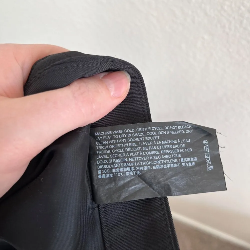 Theory Womens Black Go Pant Becker Straight-Leg Crop Dress Pants Size 6 - Image 14