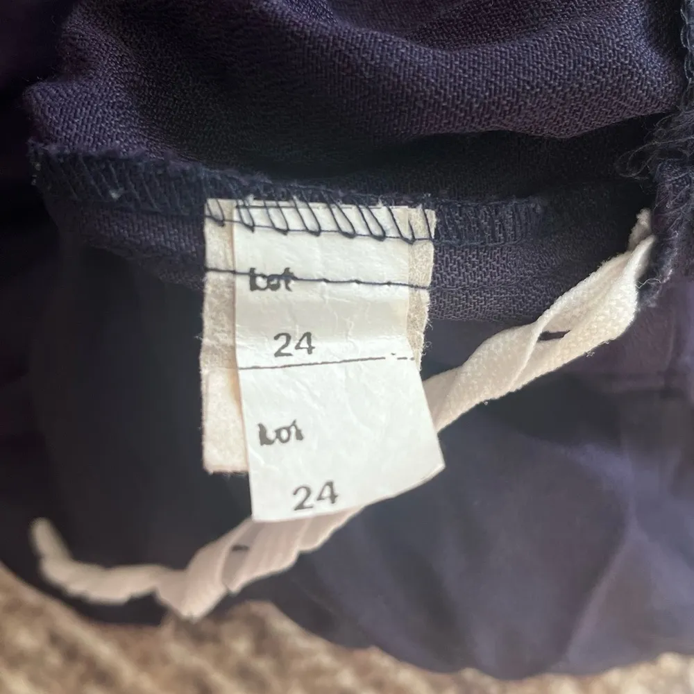 Dark Blue Elastic Pants Size undefined - Image 7