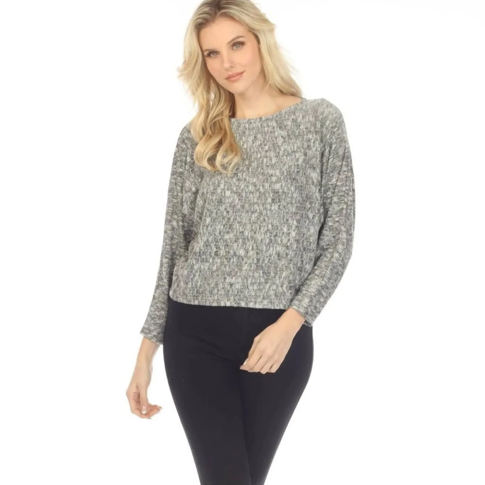 CALME BY JOHNNY WAS Dolman Sleeve Cozy Top, Size M, New with Tag MSRP $138 - Image 5