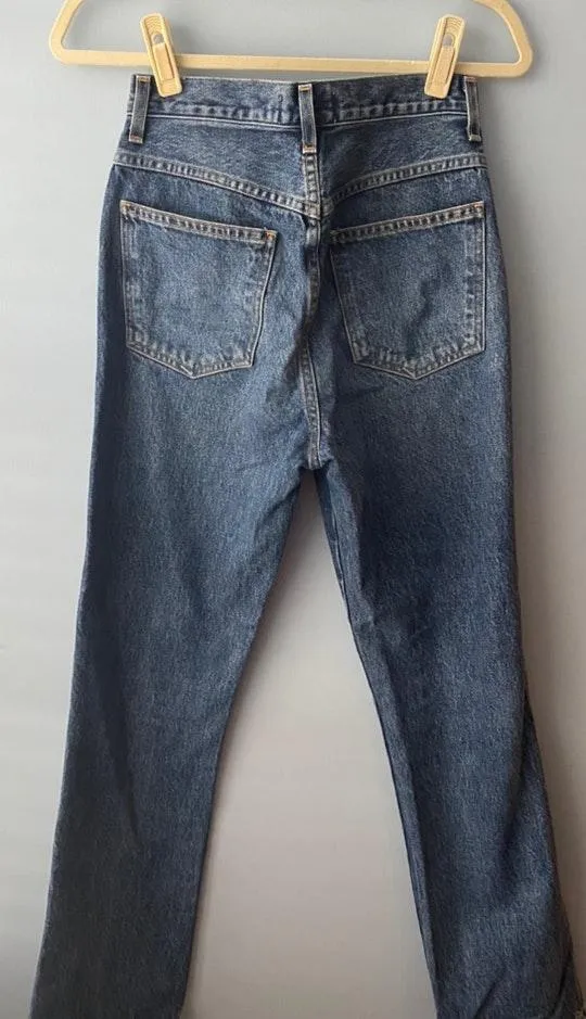 AGOLDE Revolve  High Right Straight Jeans - Image 3