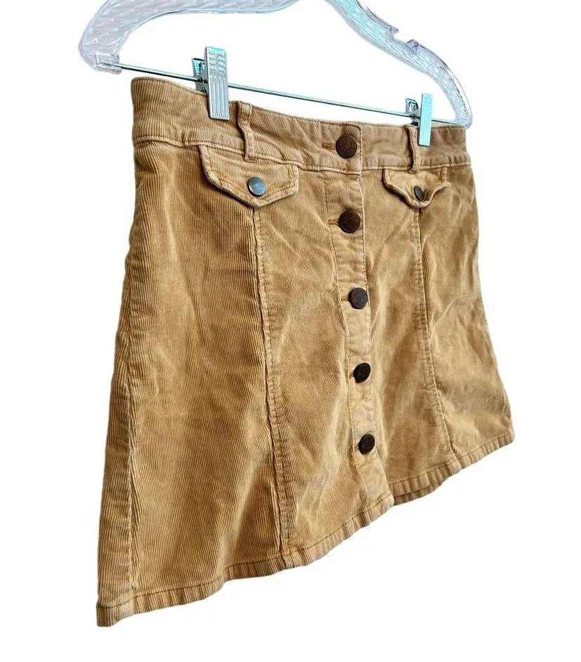 BDG Urban Outfitters Corduroy Mini Skirt Size: 4 Mustard Yellow Color - Image 4