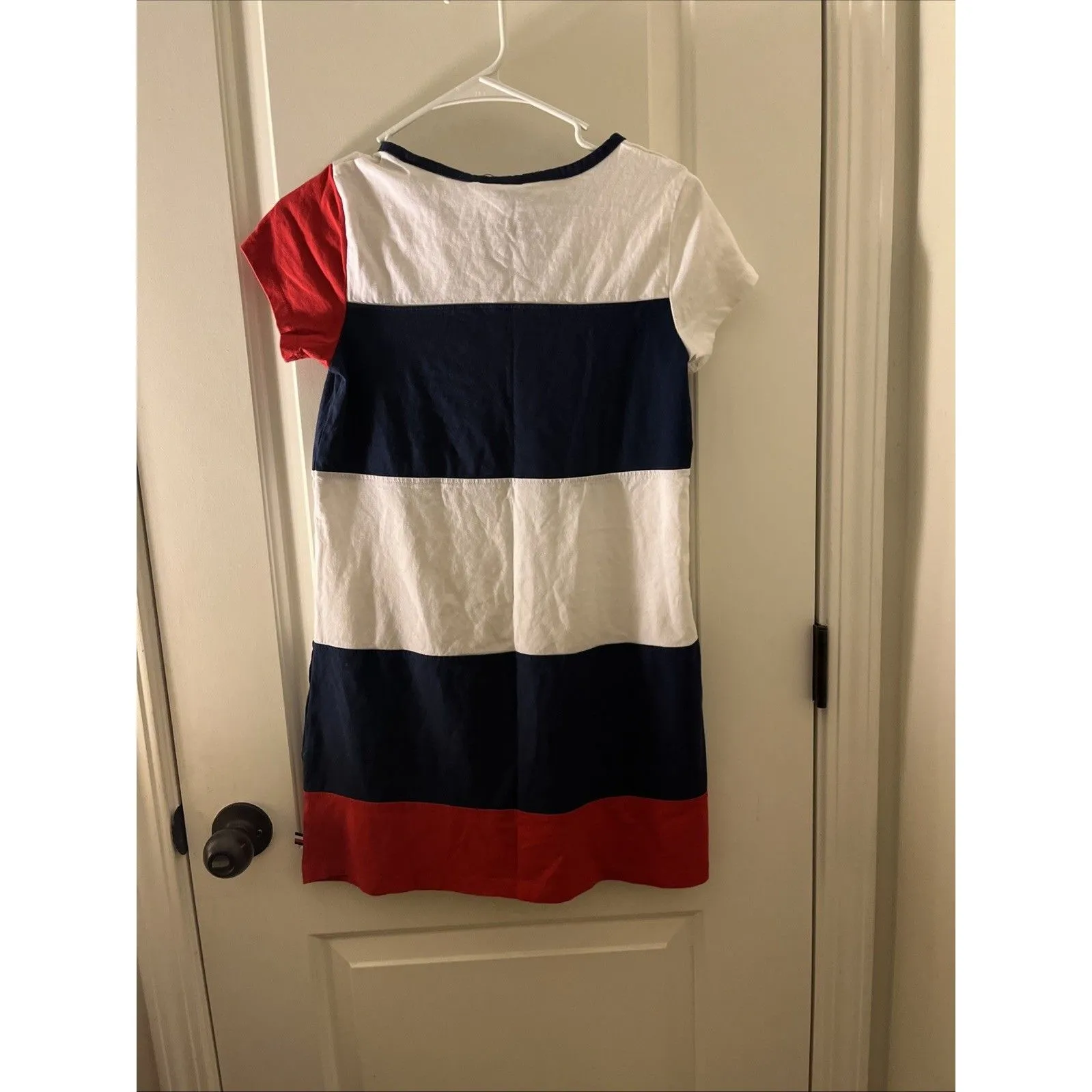 Tommy Hilfiger Striped T-Shirt Dress Multicolor Women's Juniors Size L (12/14) - Image 15