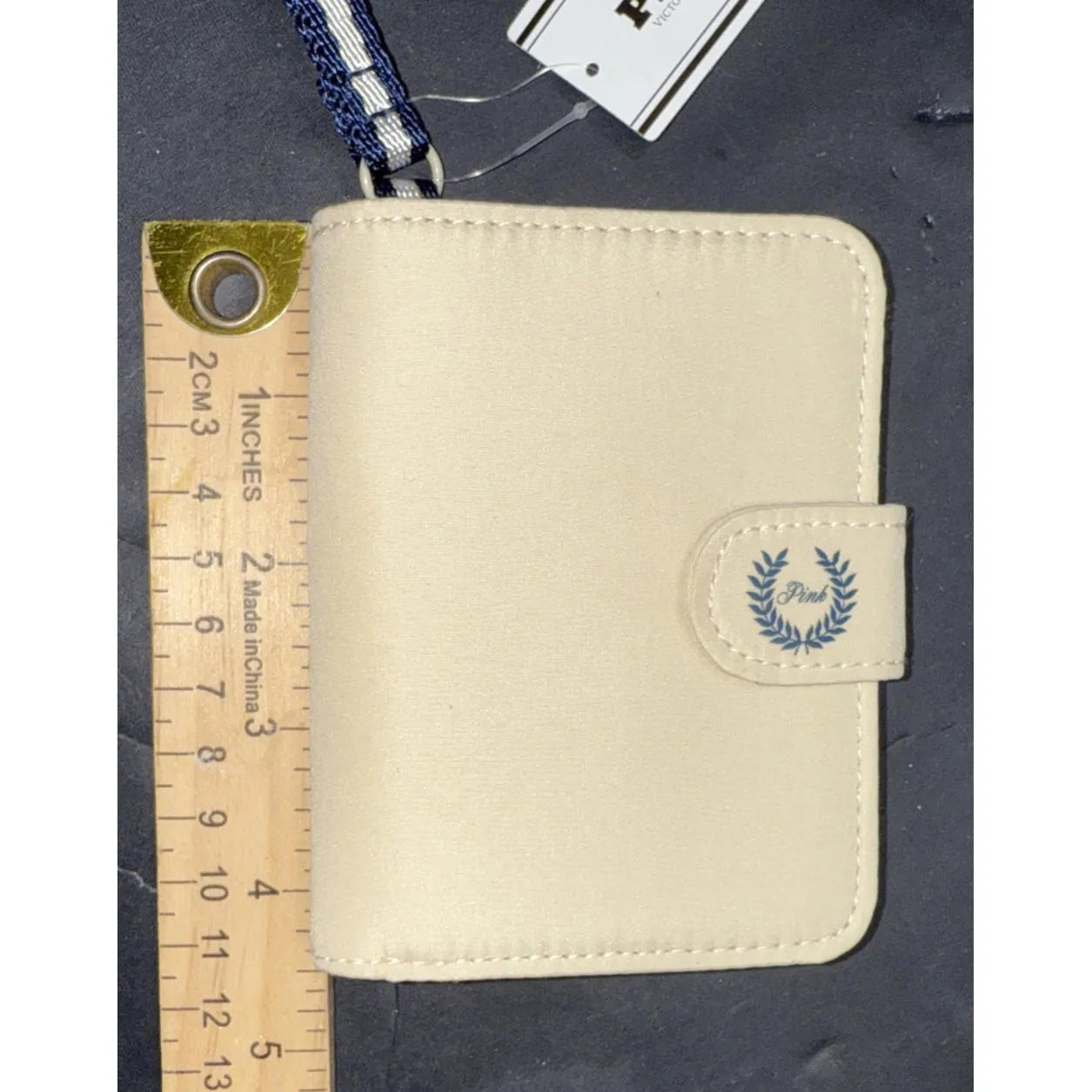 Pink by Victoria’s Secret Transparent Window ID Holder Wristlet New - Image 3