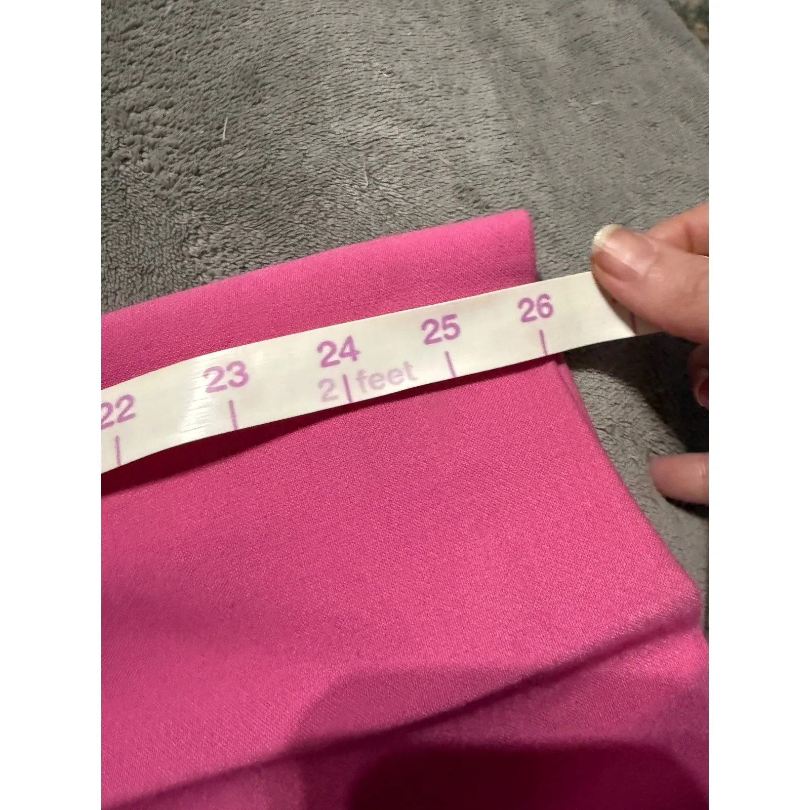 Gap Size 4 Pink Slim Cropped Pants 26" Inseam Pockets Low Rise Women Preppy - Image 3