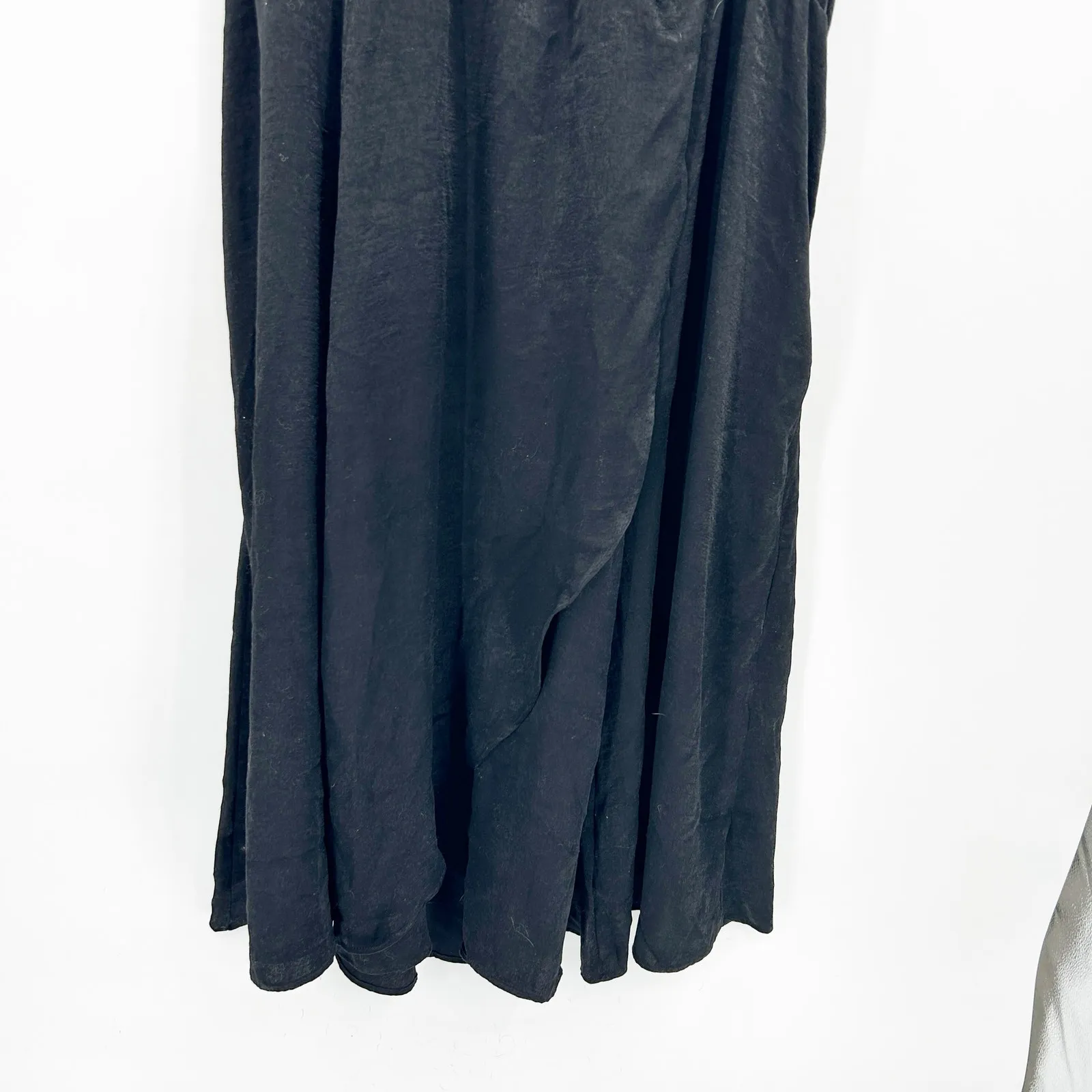 NWT Torrid Womens Dark Glam Party Textured‎ Charmeuse Midi Faux Wrap Dress 3X - Image 4