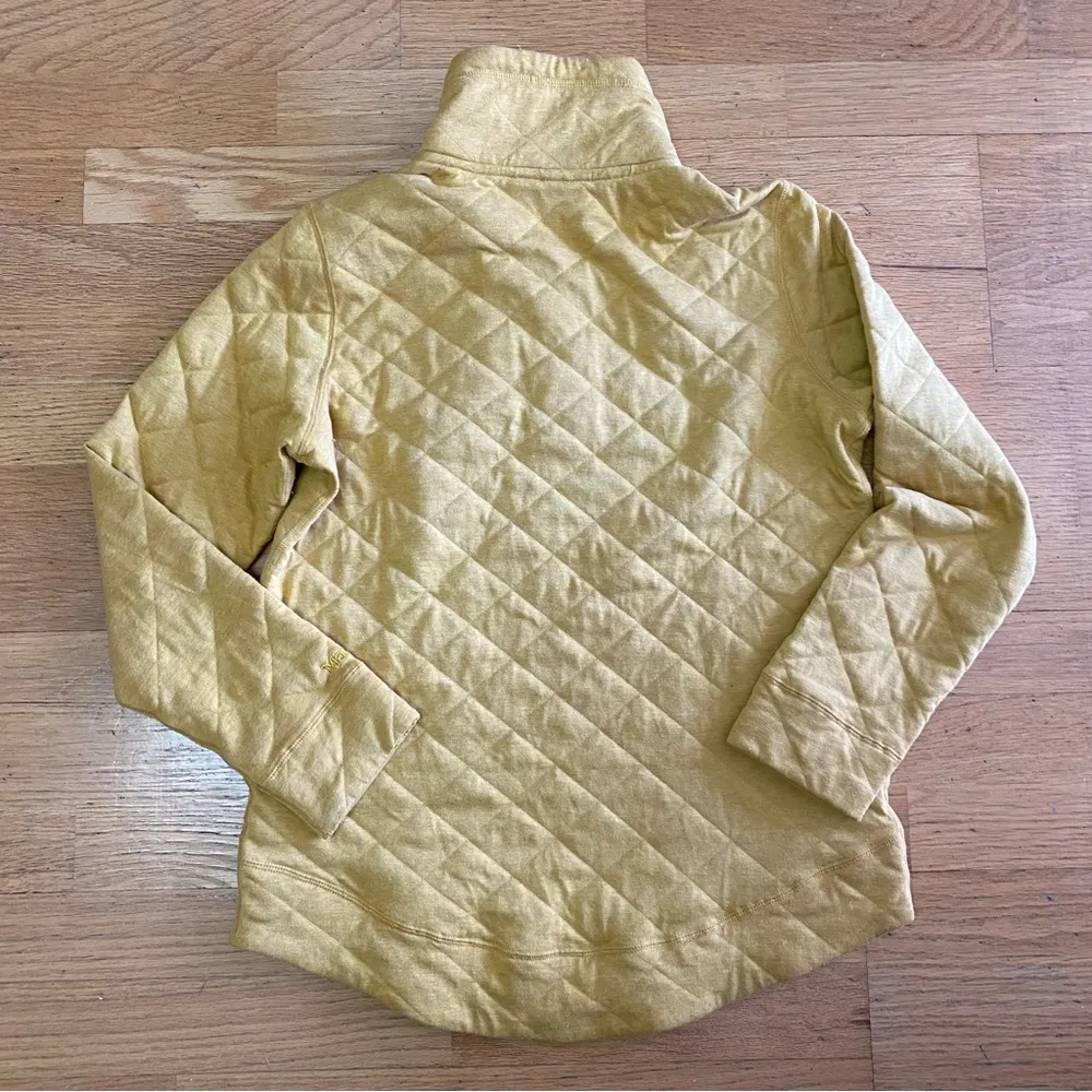 Marmot Goldenrod Roice Quilted Snap Outdoor Hiking Pullover Sweatshirt M - Image 5
