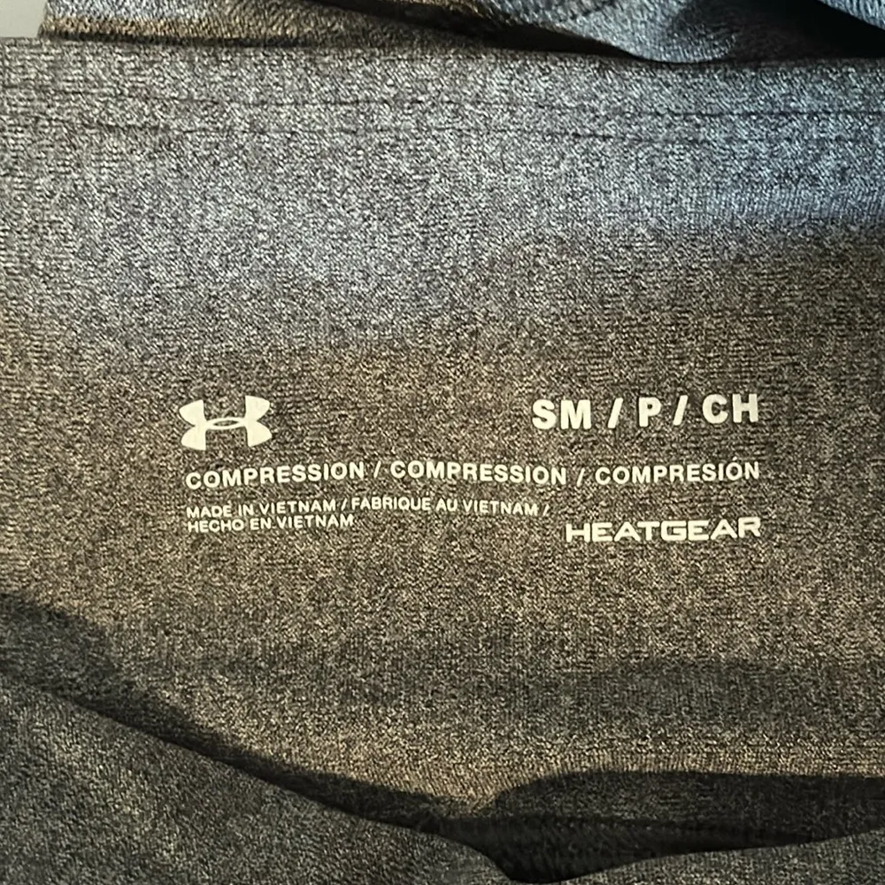 Under Armour HeatGear High Rise Cropped Leggings Capri Women’s Small S Gray NWT - Image 6