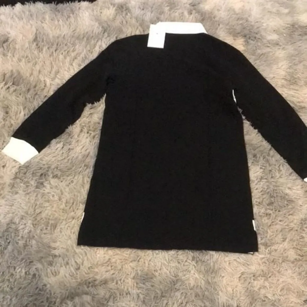 New Authentic GIVENCHY Logo-Print Cotton Mini Dress size S - Image 5