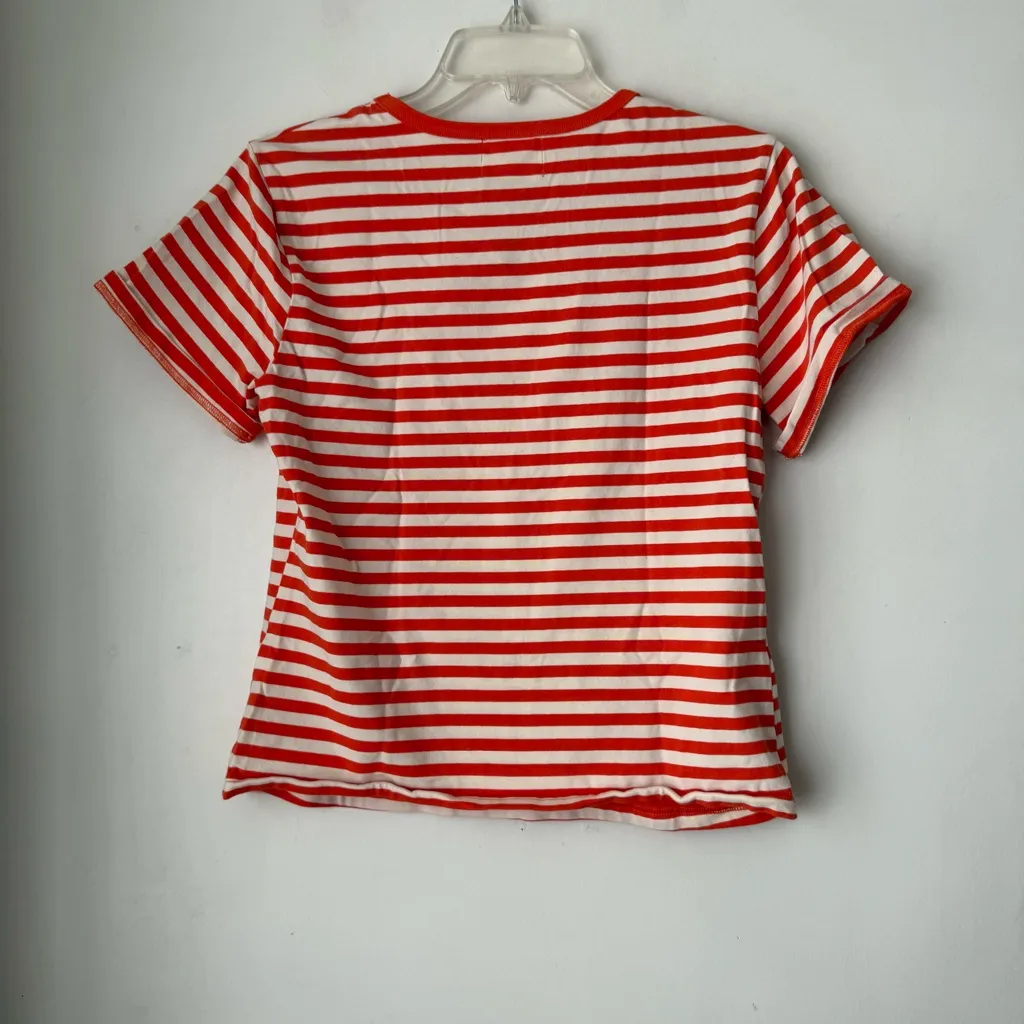 Things Between Orange & White Striped Tee S - Image 3