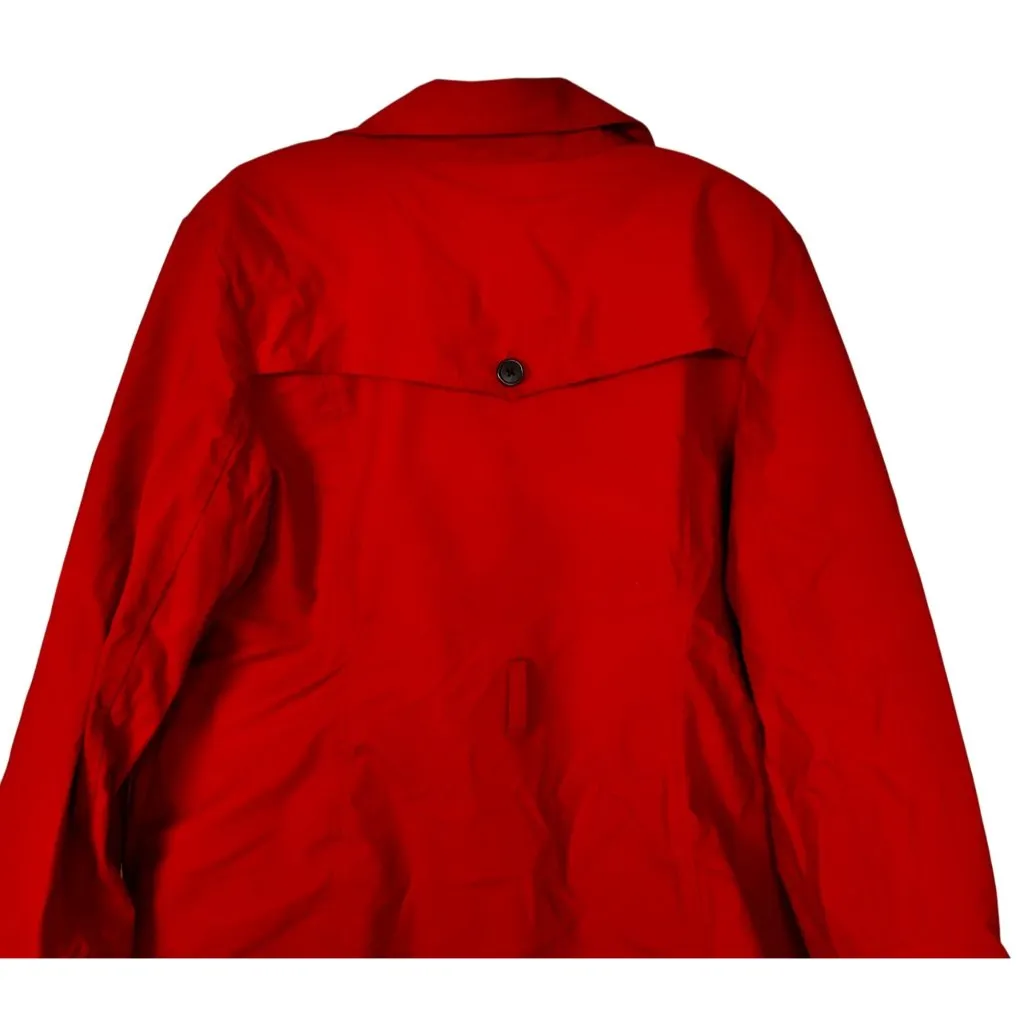 Old Navy XL Red Womens  Double-Breasted Trench Coat - Image 9