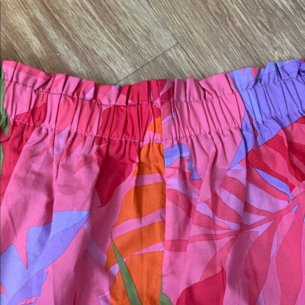 Karlie Pink and Orange High Waist Shorts large. NWOT - Image 3