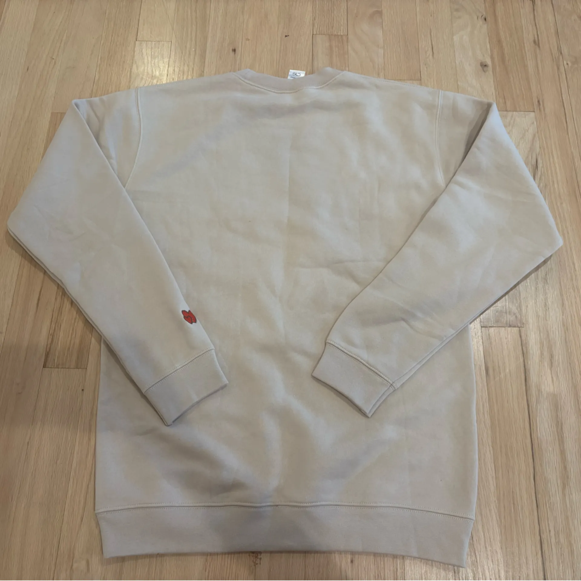 NWOT “Auntie” Crewneck Sweatshirt Tan - Image 5