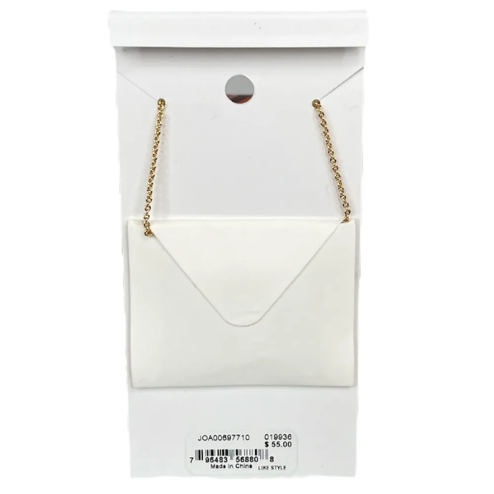 Fossil Mama Rhinestones Pendant Chain Necklace Gold Tone - Image 3