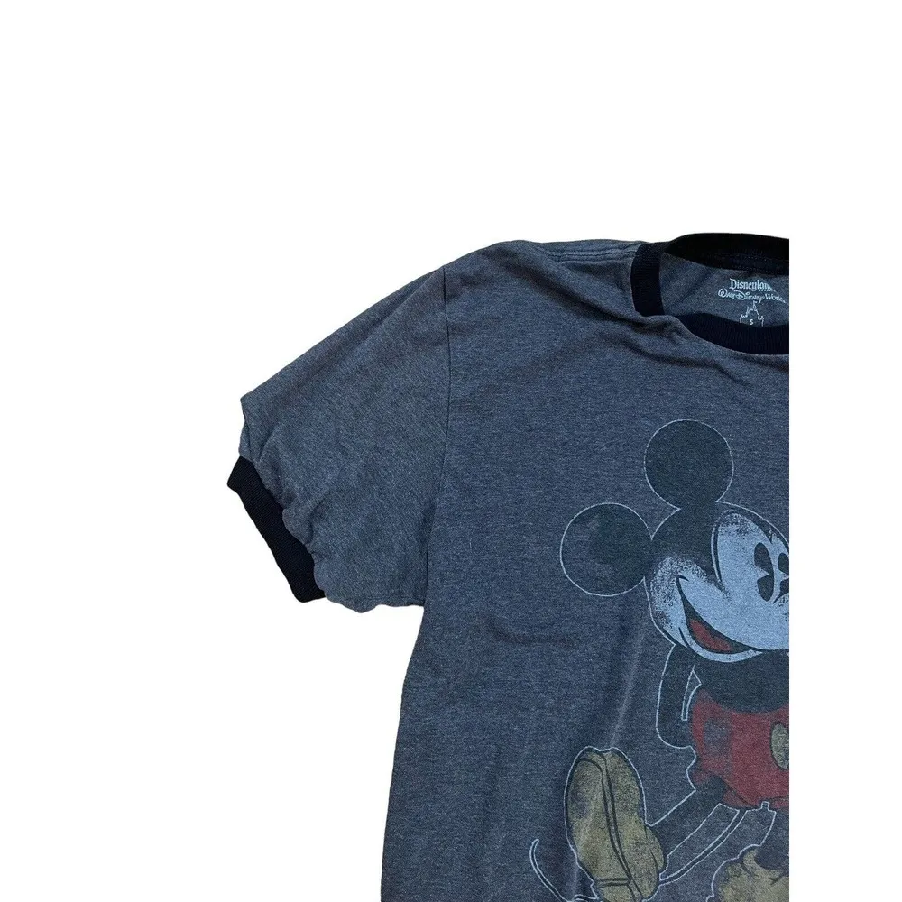 Mickey Mouse Disneyland Grey Black T-shirt Small Walt Disney World Resort Women - Image 54