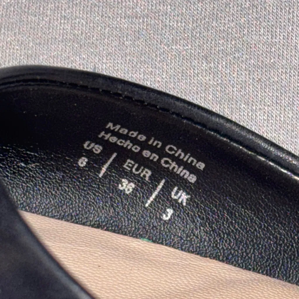 ALDO Black Pointed Toe Heels slingback size 6 women’s party cocktails work girly - Image 6