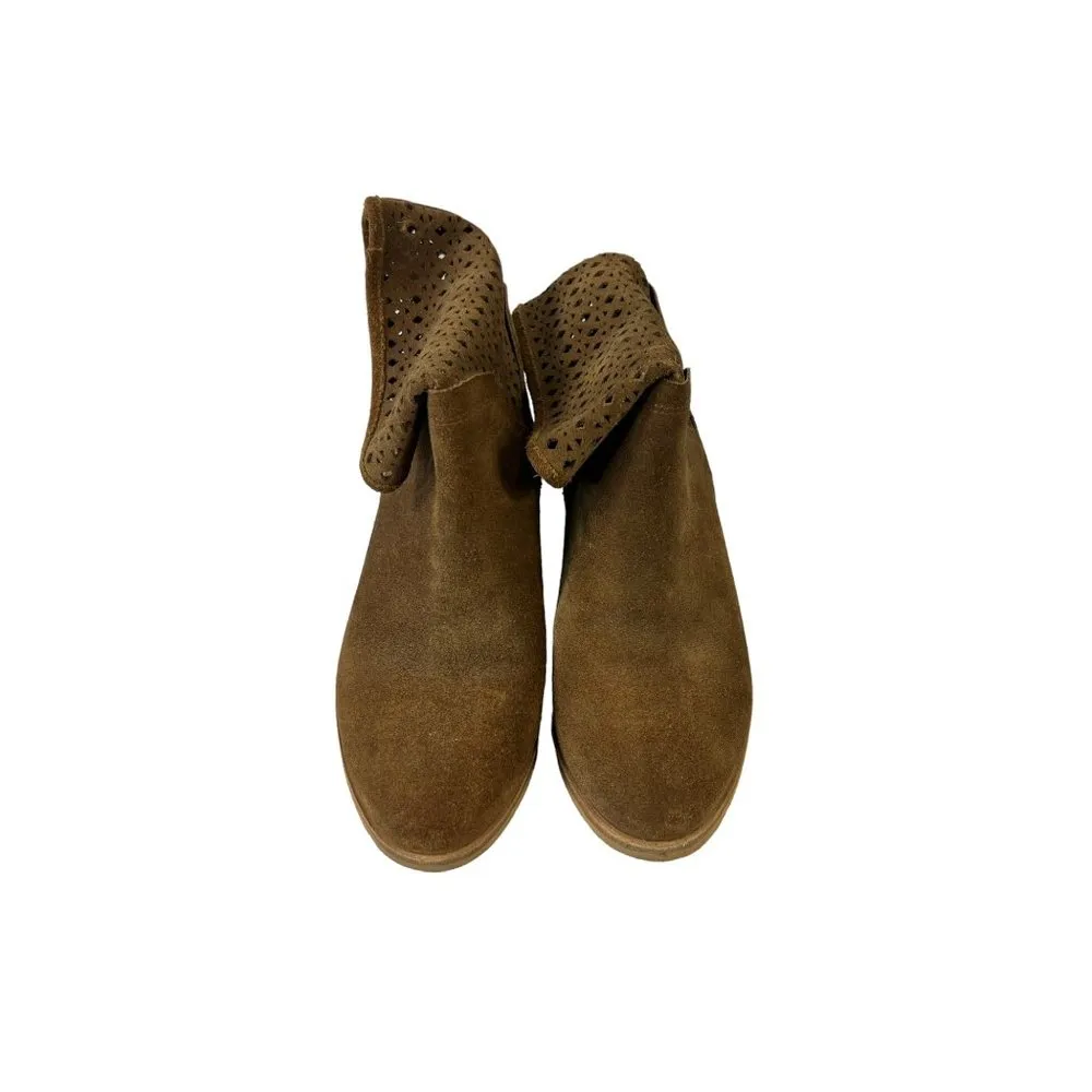 Michael Kors Women's Brown Rust Small Heel Ankle Boot - Image 2