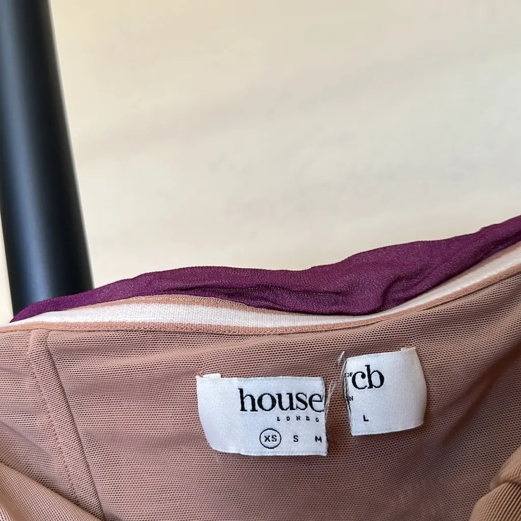 House of CB Sofie‎ Mesh Ombre Mini Dress Size XS - Image 8