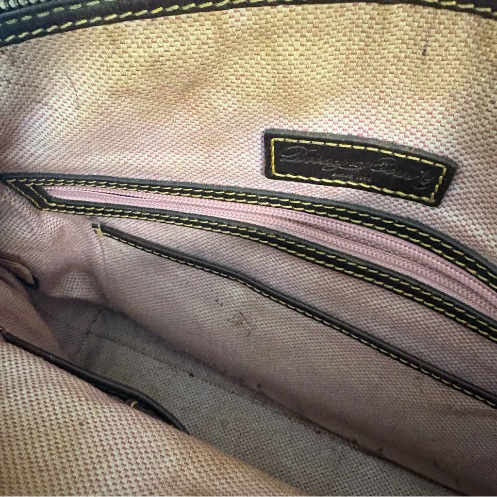 Dooney‎ & Bourke Red/Burgundy Dillon Crocodile Satchel - Image 12