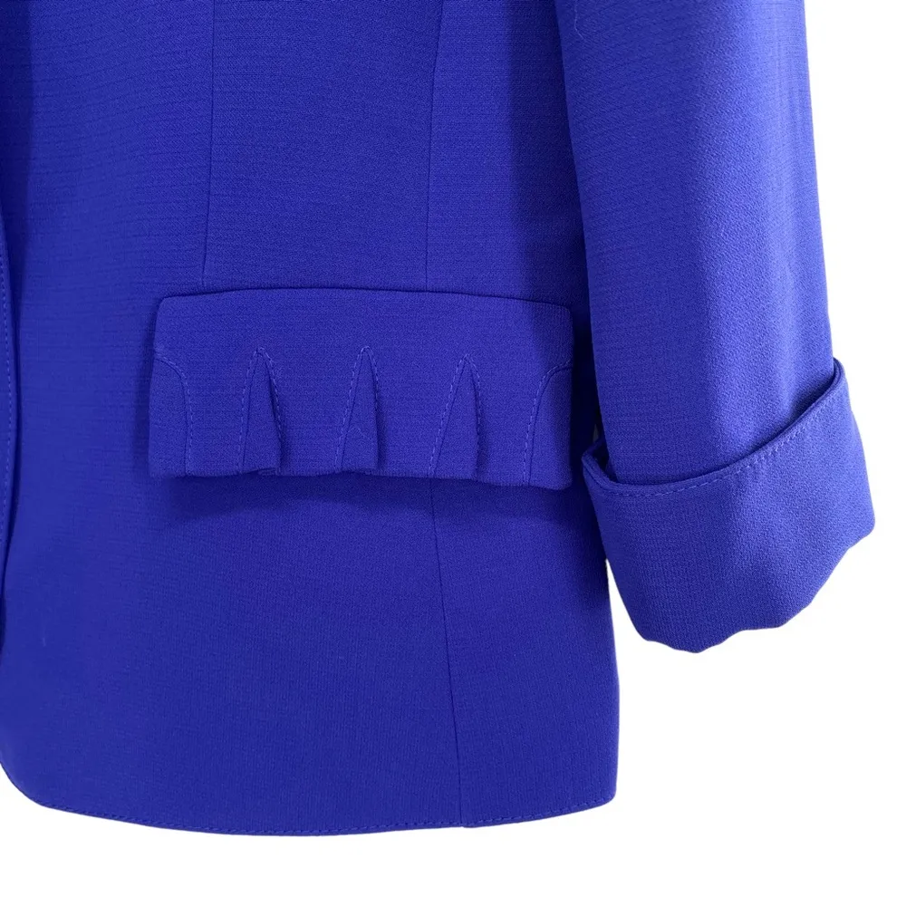 Tahari Women’s Petite Royal Blue Blazer Jacket - Image 4