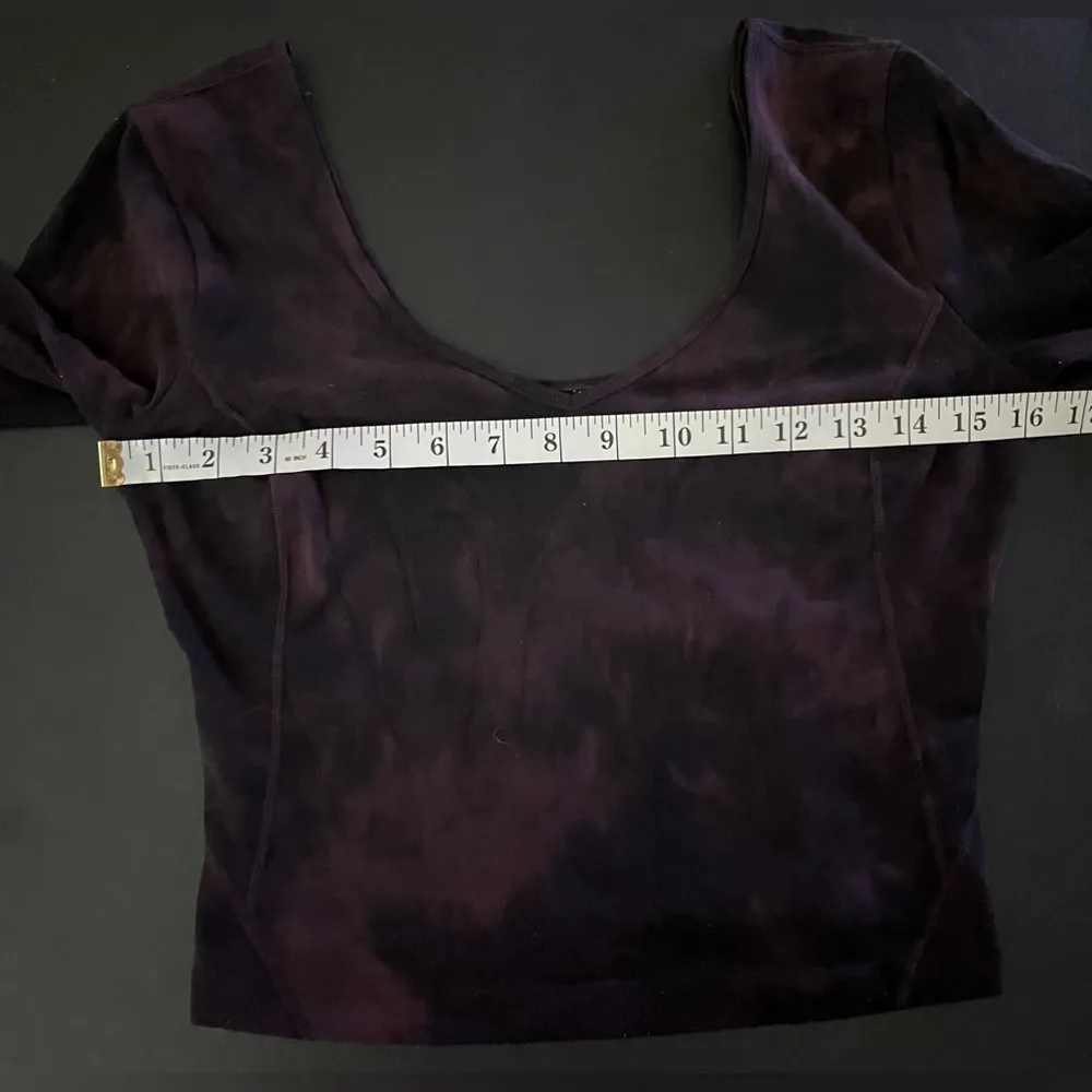 Lululemon Align Long Sleeve Tie Dye Cropped Top - Image 7