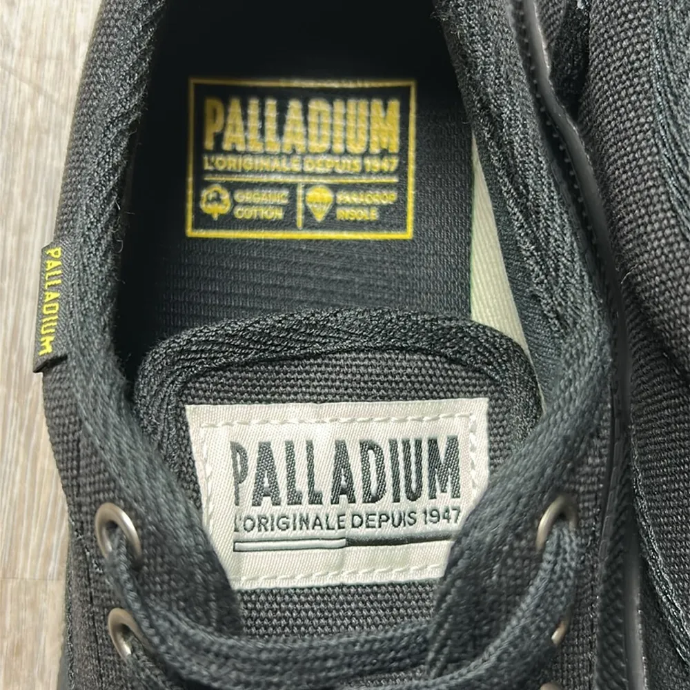 Palladium Pampa Black Oxford Sneakers Classic Low-Top Design Size 5 - Image 12