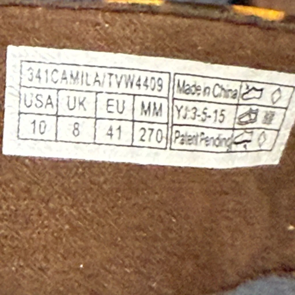 Vionic Camilla orthaheel Leopard Print Sandals SZ:10 - Image 5