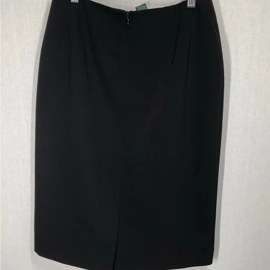 Lauren Ralph Lauren Black Mini Work Basic Skirt 10P Office - Image 3