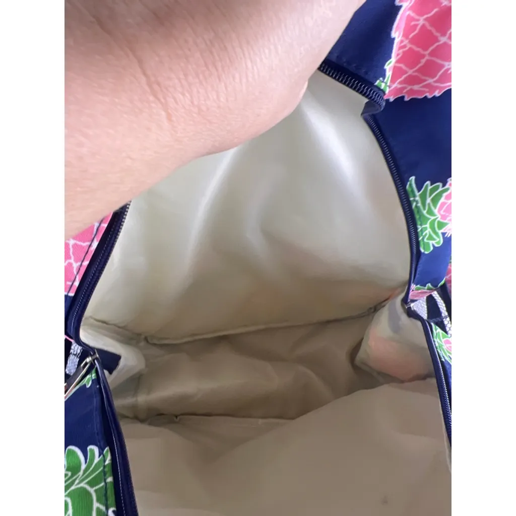 Simply Southern Pineapple Backpack Navy Pink Tropical School Travel Bag - Image 5