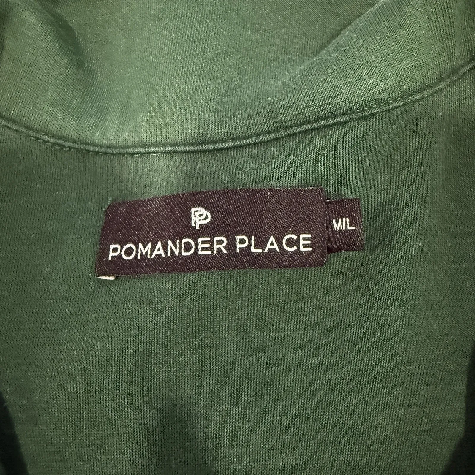 Tuckernuck Pomander Place Jaguar GreenEasy Polo Swing Sweatshirt Size M / L Green Size M - Image 10