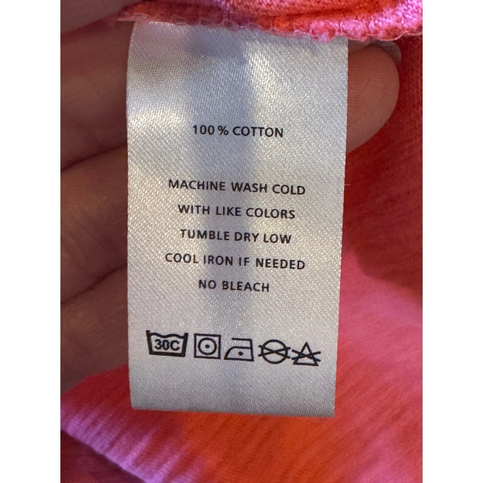 Lilla P Shirt Women Small Pink Cotton V Neck Short Sleeve Tee Athleisure Casual‎ - Image 7