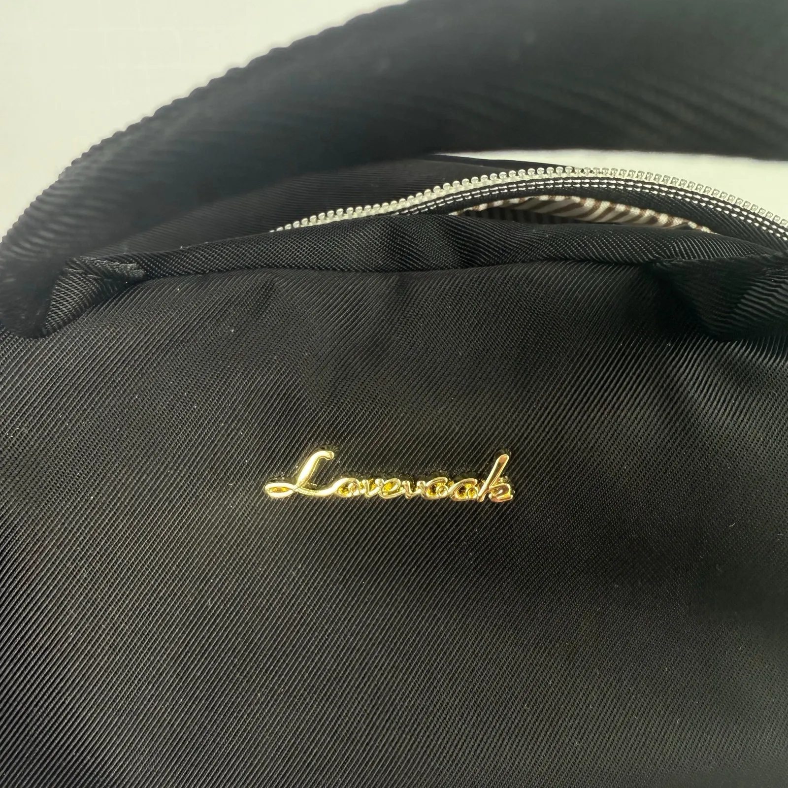 Lovevook Black Mini Backpack Gold Hardware – Organizer Pockets New without tags - Image 8