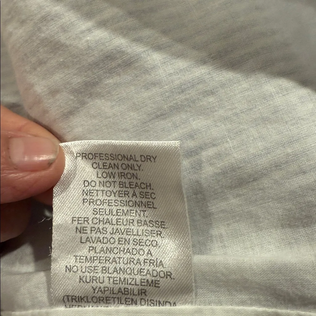 TIBI Elliot Striped Trapeze Dress Blue Dropped Shoulders Balloon
Sleeves Women 4 - Image 11