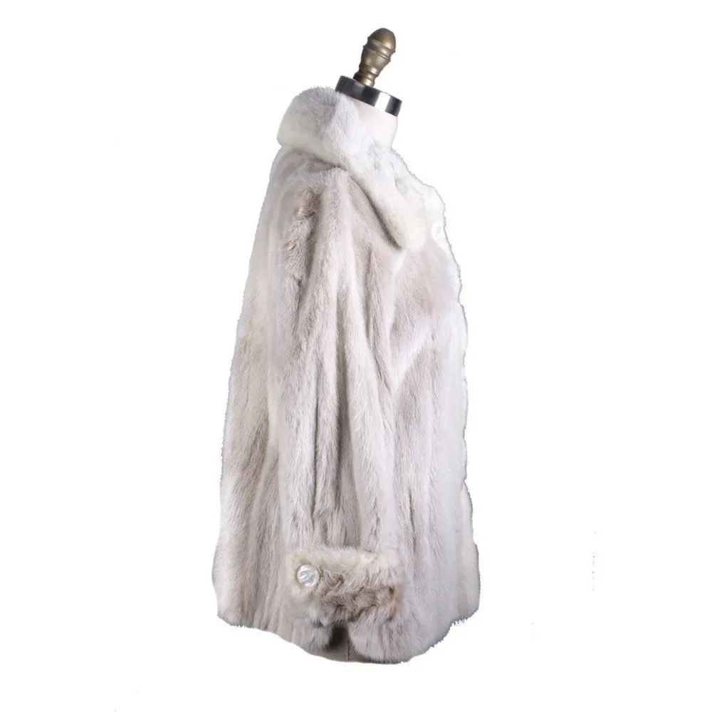 Mob wife Mob boss Womens Vintage De'Cor Blonde Ranch Mink CPO Jacket S/M 1970s - Image 4