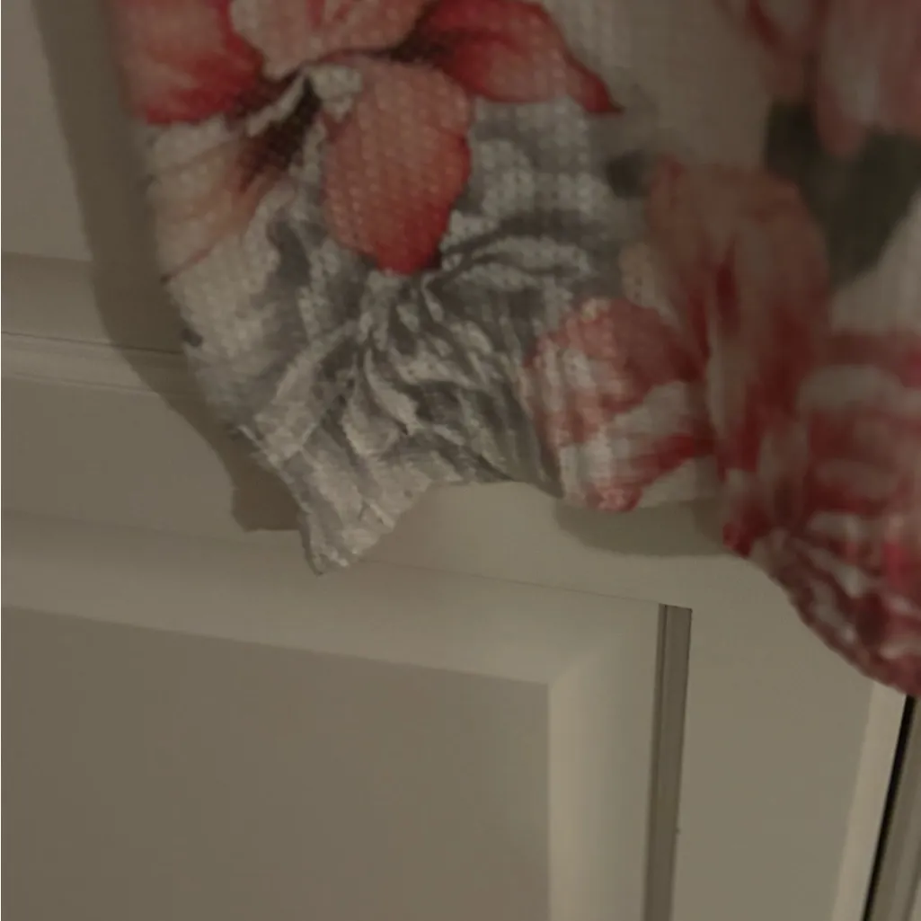 Luisa Ricci‎ Floral Knit Top Style# 3355 Made In Italy Size mediumm White Size M - Image 7