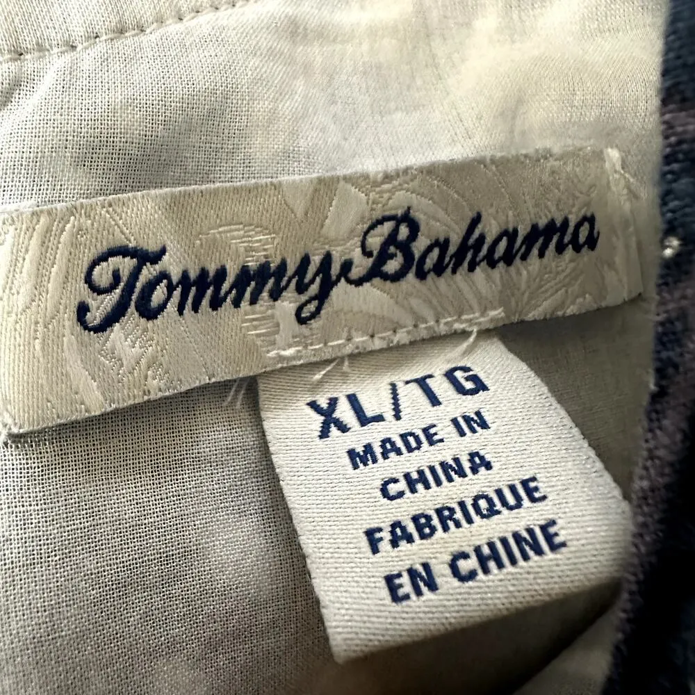 Tommy Bahama Seattle Seahawks Frondly Fan Tank Dress Linen Embroidered Blue XL - Image 6