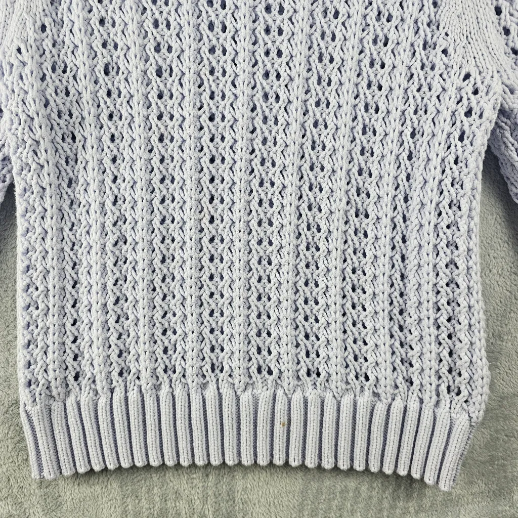 J. Crew Knitted Long Sleeve Sweater Long Sleeve Womens Size Small White - Image 3