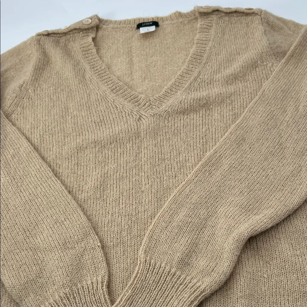 J. Crew Camel Knit Sweater - Image 16