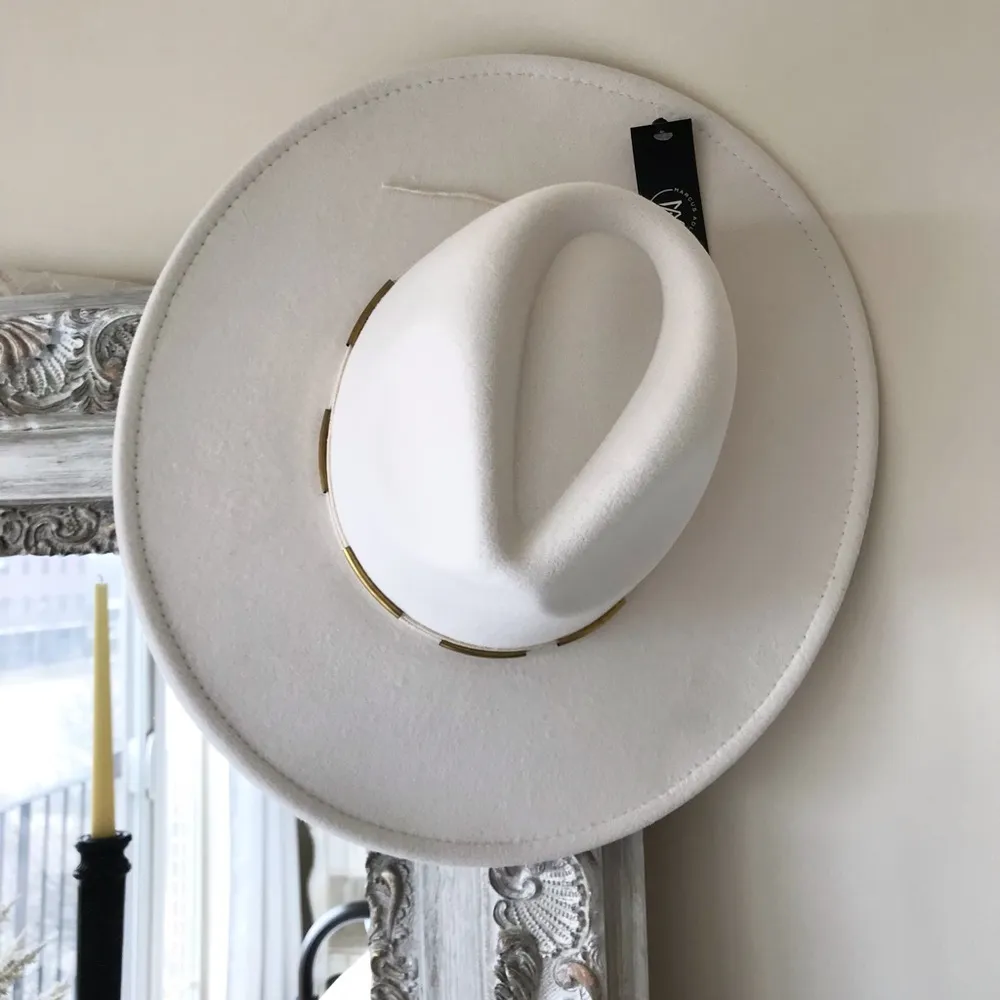 Marcus Adler Metal Trim Panama Hat NWT - Image 11