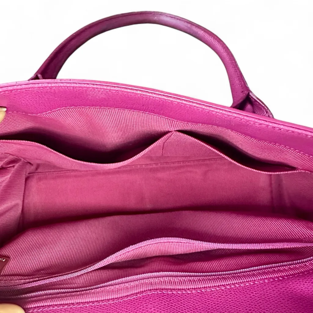 Furla Leather Metropolis Handbag Medium - Magenta - Image 11